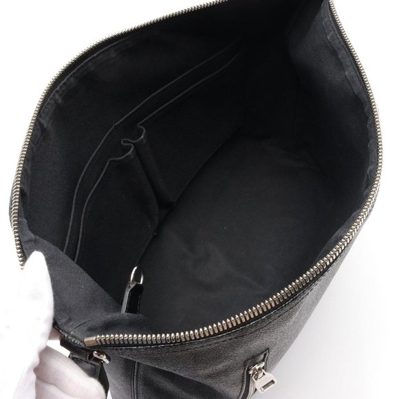 Mick MM Damier Graphite Leather Shoulder Bag - Picture 3 of 7